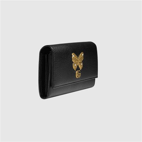 gucci butterfly wallet|gucci small wallet price.